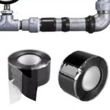 Be Prepared: Versatile Silicone Rescue Tape Solutions for Emergencies and Water Leaks, Available in Clear and Black (2)