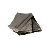 Compact 2-Person Canvas Tent - Collapsible and Perfect for Campsites - Featuring Two-Room Layout for Comfortable Camping Experience