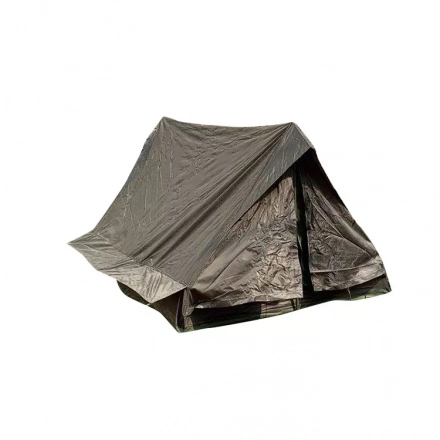 Compact 2-Person Canvas Tent - Collapsible and Perfect for Campsites - Featuring Two-Room Layout for Comfortable Camping Experience