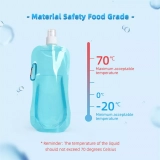Compact Hydration Pack: Collapsible Water Bottle Pouch&Small Bag of Water (3)
