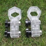 Complete Camping Canopy Accessory Kit with Wheeled Bag, Aluminum Tent Connectors, and Steel Frame Tent Accessories (2)