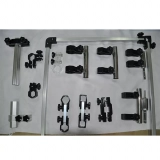 Complete Camping Canopy Accessory Kit with Wheeled Bag, Aluminum Tent Connectors, and Steel Frame Tent Accessories (3)