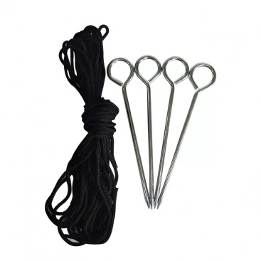Complete Canopy Accessories Kit - Includes 10x10 Pop-Up Canopy, Pole Set, Hold Downs, and Tent Ropes & Pegs - Essential for Outdoor Events