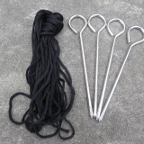 Complete Canopy Accessories Kit - Includes 10x10 Pop-Up Canopy, Pole Set, Hold Downs, and Tent Ropes & Pegs - Essential for Outdoor Events (2)