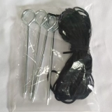 Complete Canopy Accessories Kit - Includes 10x10 Pop-Up Canopy, Pole Set, Hold Downs, and Tent Ropes & Pegs - Essential for Outdoor Events (4)