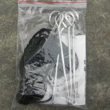 Complete Canopy Accessories Kit - Includes 10x10 Pop-Up Canopy, Pole Set, Hold Downs, and Tent Ropes & Pegs - Essential for Outdoor Events (6)