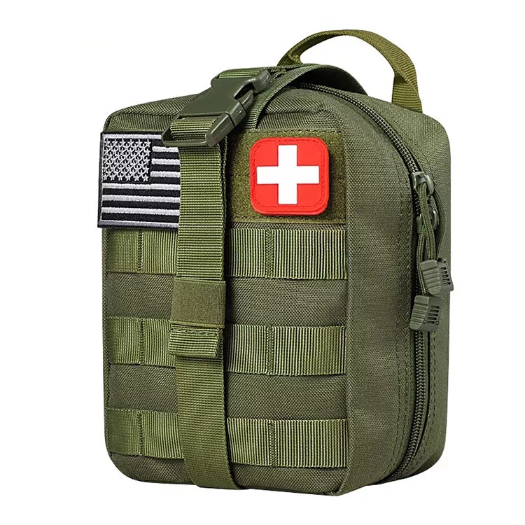 Complete Tactical Survival First Aid Kit - Military-Grade Medical Trauma Bag with Dressing Equipment (2)
