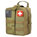 Complete Tactical Survival First Aid Kit - Military-Grade Medical Trauma Bag with Dressing Equipment (5)