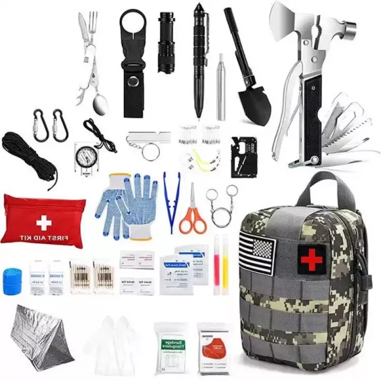 Comprehensive Camping Safety: All-In-One Essential First Aid and Medical Kit for Outdoor Adventures