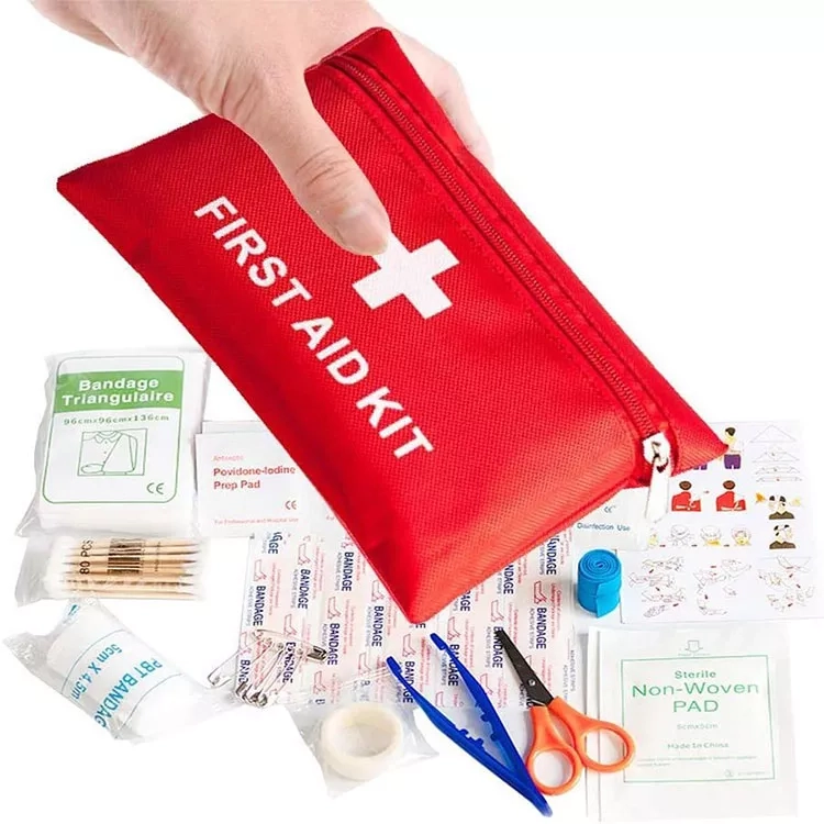 Comprehensive Vehicle First Aid and Trauma Kit: Compact Safety for Cars and Motorcycles - Bandages, Trauma Supplies and More (3)