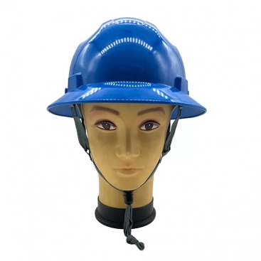 Custom-Designed, Wide Brim Fiberglass Safety Helmet - Industrial Grade Hard Hat for Laborers and Welders