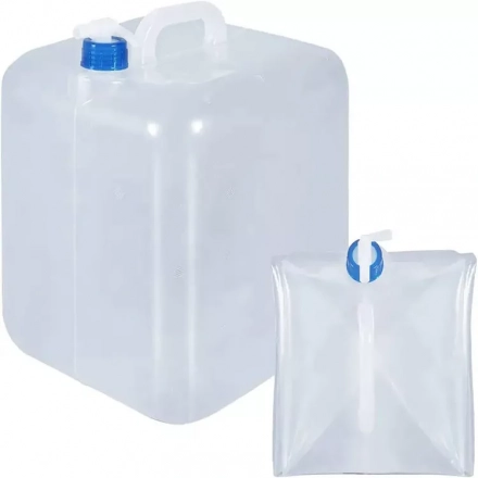 Emergency Preparedness Essential: Collapsible Water Jug Bags with Spigot - Portable & Reusable Emergency Water Storage Containers & Pouches