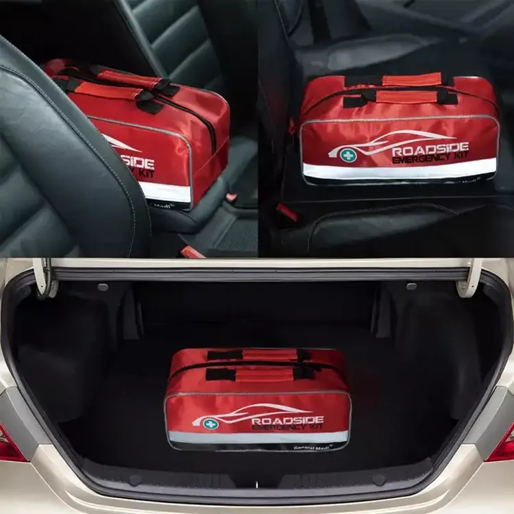 Essential Car Safety: Emergency First Aid Kit for Vehicles - Includes Car Medical Kit, Trauma Kit, and More for Complete Preparedness (7)