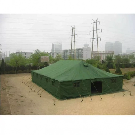 Explore the Outdoors with our Ultra-Spacious Cold Weather Military-Grade Canvas Tent - Perfect for Large Groups, Camping & Extreme Conditions