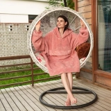 Festive Coziness Redefined: Christmas Hoodie Blanket - The Ultimate Wearable Comfort (2)