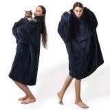 Festive Coziness Redefined: Christmas Hoodie Blanket - The Ultimate Wearable Comfort (3)