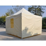 Heavy-Duty Outdoor White Canopy Gazebo-10x10 with Sides: Superior Protection Canopies and Tarps (2)