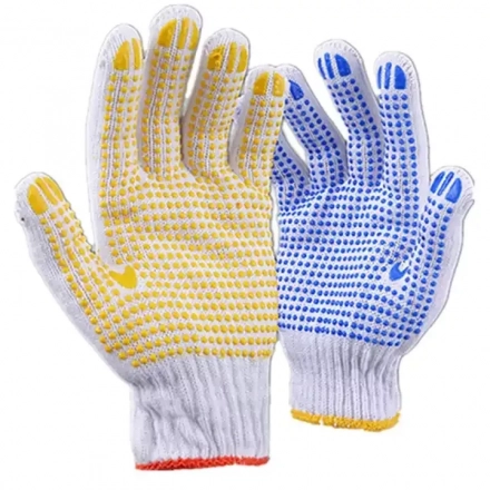 High-Dexterity Industrial Safety Work Gloves with Hi-Vis & PVC Enhancement-Bulk Buy Vinyl Options Available
