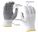High-Dexterity Industrial Safety Work Gloves with Hi-Vis & PVC Enhancement-Bulk Buy Vinyl Options Available (3)