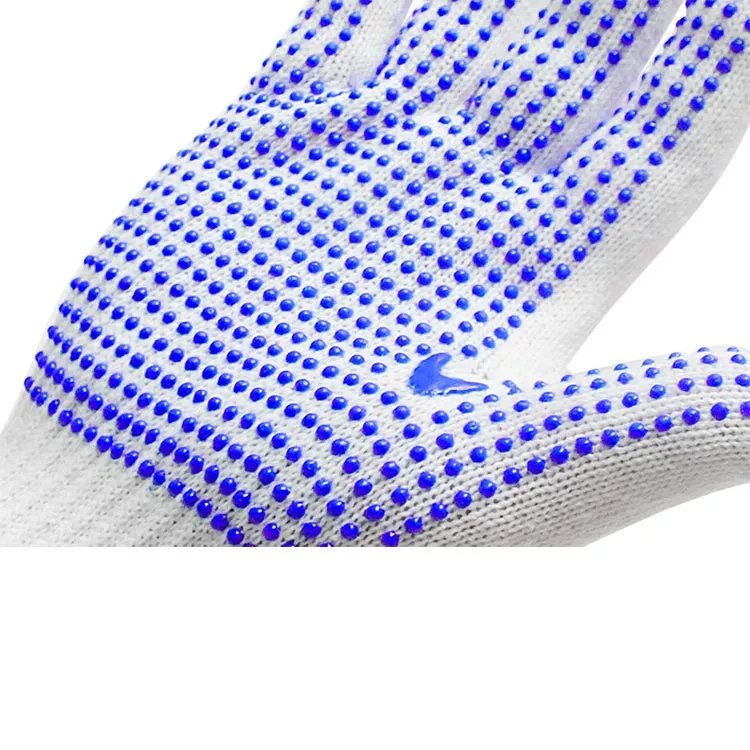 High-Dexterity Industrial Safety Work Gloves with Hi-Vis & PVC Enhancement-Bulk Buy Vinyl Options Available (4)