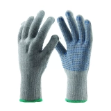 High-Dexterity Industrial Safety Work Gloves with Hi-Vis & PVC Enhancement-Bulk Buy Vinyl Options Available (8)