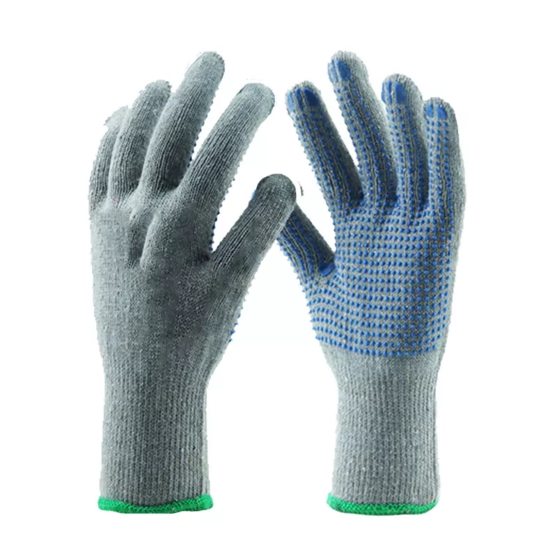 High-Dexterity Industrial Safety Work Gloves with Hi-Vis & PVC Enhancement-Bulk Buy Vinyl Options Available (8)