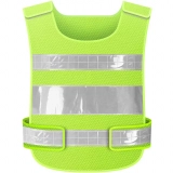 High-Visibility Customizable Reflective Safety Vests - Fluorescent Traffic Safety Jackets for Optimal Protection (6)