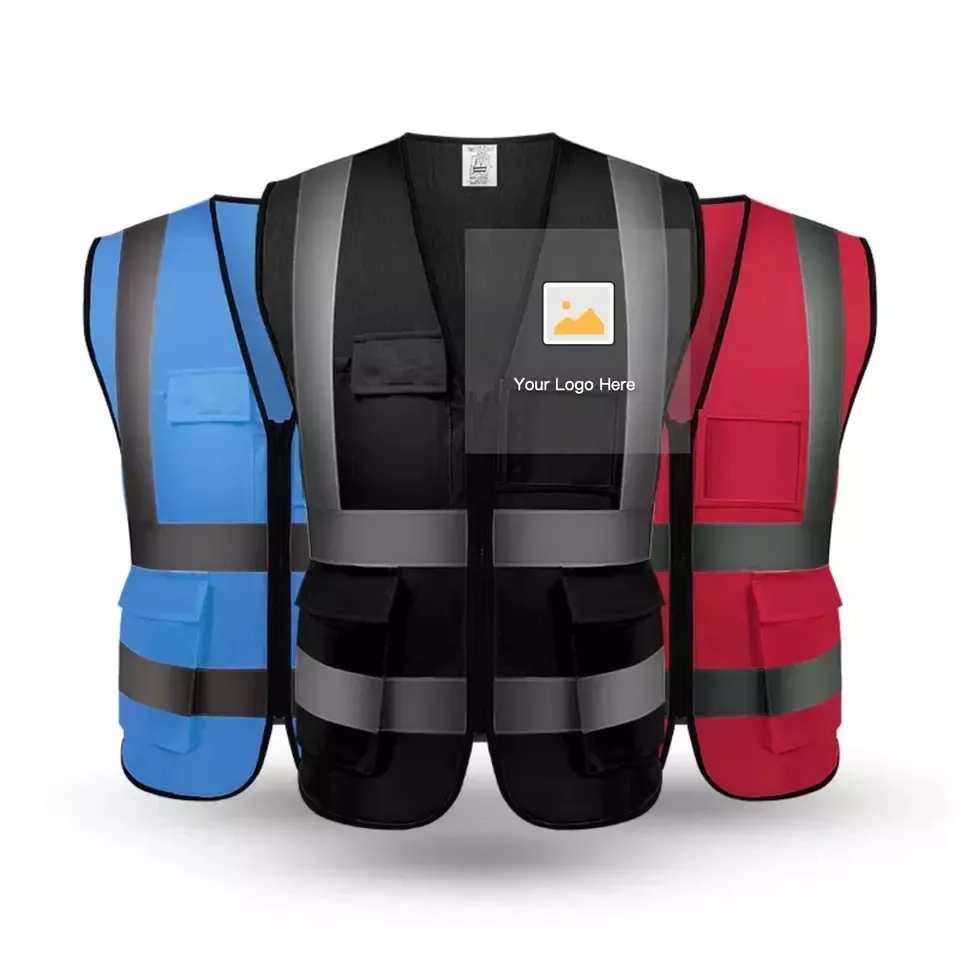 High-Visibility Orange Safety Vest with Fire Resistance - Ideal for Night Patrol, Reversible Design, Extra Long Coverage for Enhanced Safety (5)