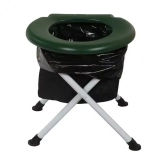 Multifunctional Adult Potty Chair: Portable Western Bidet Toilet Seat with 5-Gallon Bucket Compatibility (3)