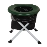Multifunctional Adult Potty Chair: Portable Western Bidet Toilet Seat with 5-Gallon Bucket Compatibility (4)