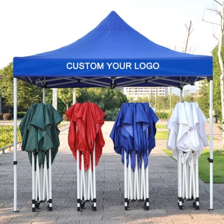 Portable 10x10 Pop-Up Gazebo Canopy - Retractable Pergola Sun Shelter for Outdoors
