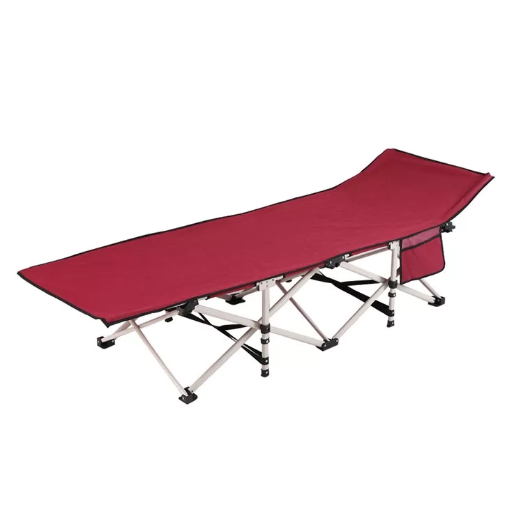 Portable Folding Outdoor Cot Bed: Compact, Pop-Up, Perfect for Camping Adventures (5)