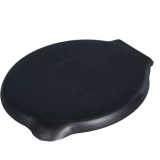 Premium Round Toilet Seat: Elevated Riser, Replacement Cover, and Chic Black Option Included (2)
