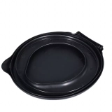 Premium Round Toilet Seat: Elevated Riser, Replacement Cover, and Chic Black Option Included (5)