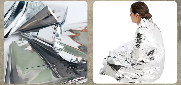 foil blanket, rescue blanket, mylar emergency blanket, best emergency blanket