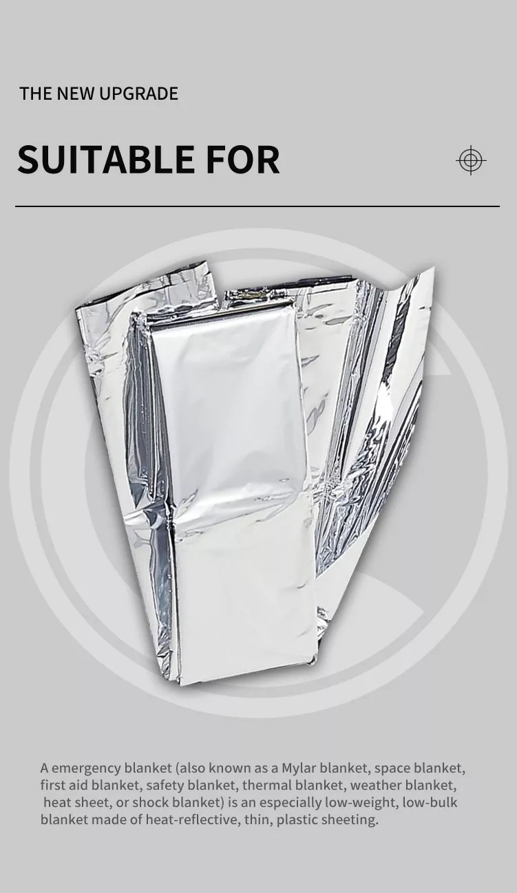 foil blanket, rescue blanket, mylar emergency blanket, best emergency blanket