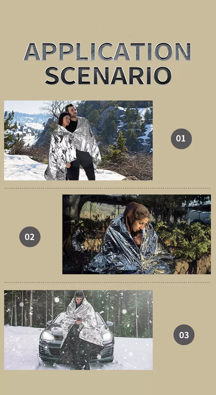 foil blanket, rescue blanket, mylar emergency blanket, best emergency blanket