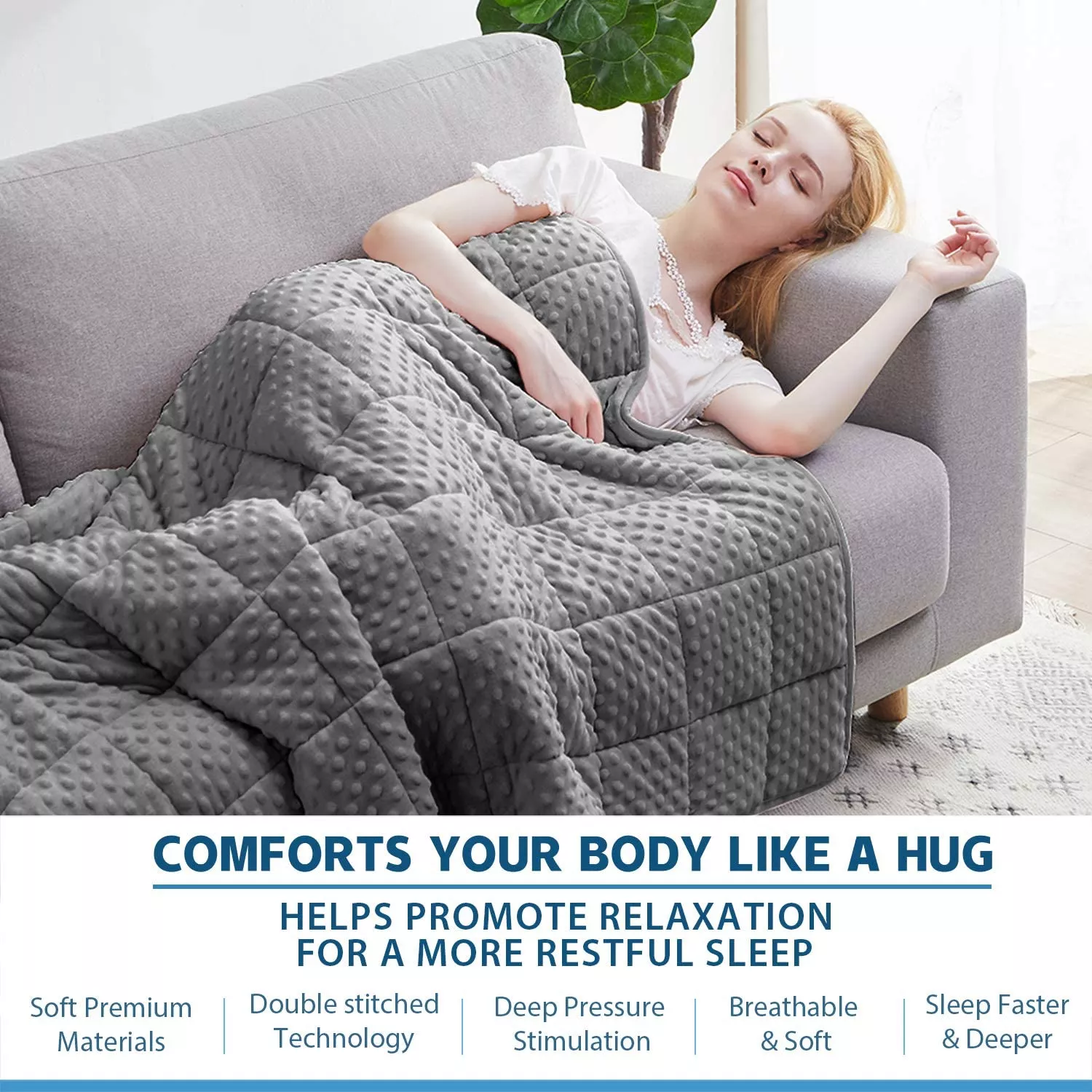 weighted blanket, heated throw blanket, camping blanket, cozy blanket