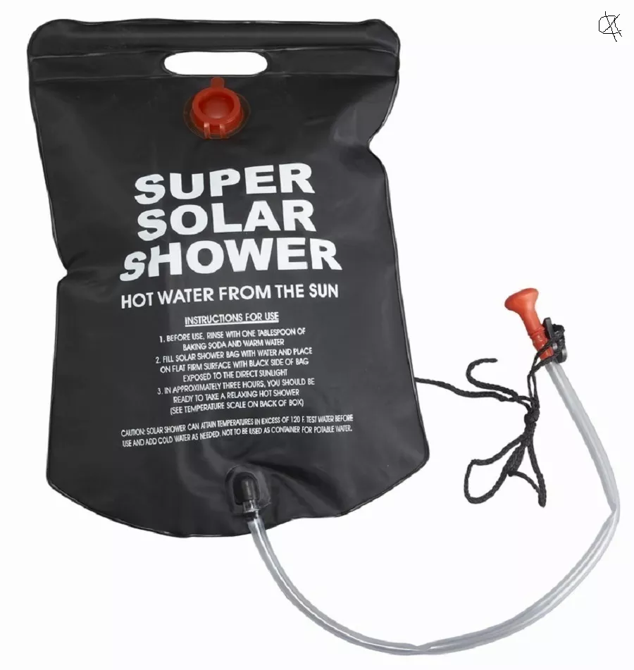 solar shower system, portable shower bag, solar shower camping, solar shower bag, backpacking shower, outdoor shower bag