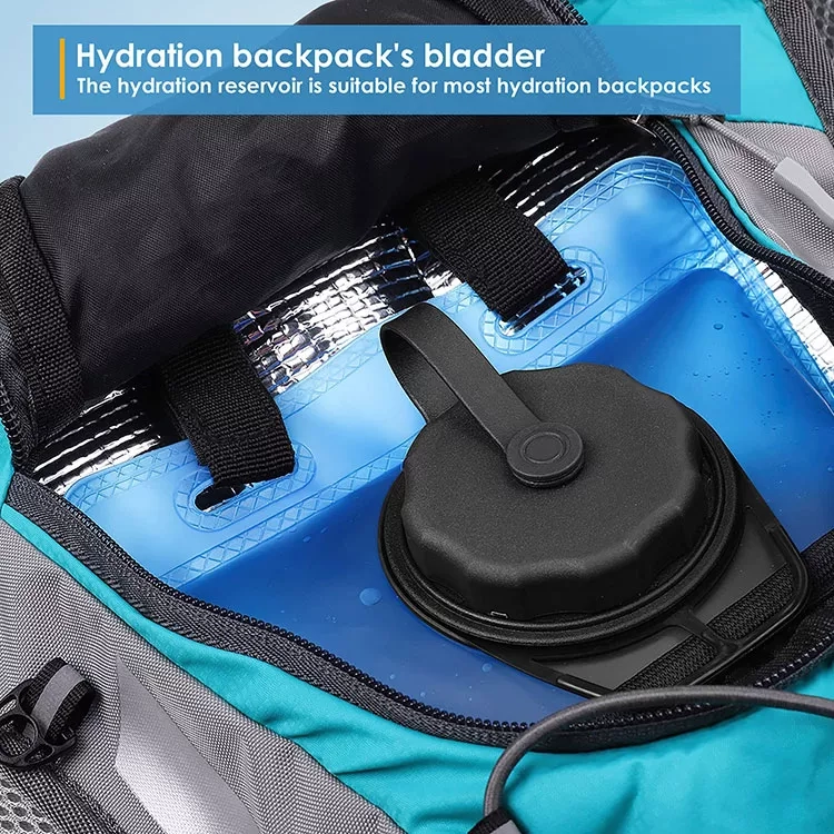 Running Hydration Pack: Versatile Water Backpack with Collapsible Bladder Bag for Backpacking (4)