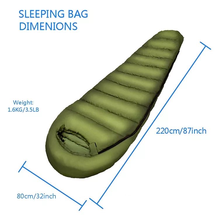 Seasoned Comfort: Best Winter Down Sleeping Bag with Military-Grade Durability (3)
