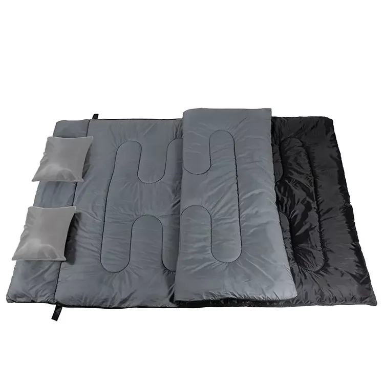 Shared Comfort Outdoors: Best Double Sleeping Bag for Camping - Two-Person Capacity (2)