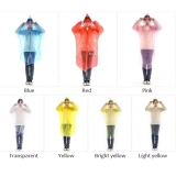 Stay Dry on the Go: Clear, Disposable Raincoats and Ponchos for One-Time Use (4)