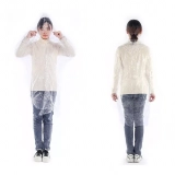 Stay Dry on the Go: Clear, Disposable Raincoats and Ponchos for One-Time Use (7)