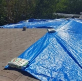Ultimate Protection with Poly Tarps: 20 Mil Heavy Duty Tarp & 12x20 Super Heavy Duty 16 Mil Brown Poly - Includes Blue Polyethylene Tarps for All Your Covering Needs (4)