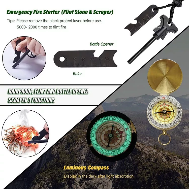 Ultimate Wilderness Survival: Premium Outdoor and Camping First Aid Kit - Essential for Camping Trips and Outdoor Adventures (3)