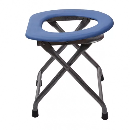 Ultra-Convenient Foldable Camping Toilet: Portable Commode Chair for Outdoor Expeditions