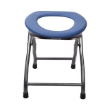 Ultra-Convenient Foldable Camping Toilet: Portable Commode Chair for Outdoor Expeditions (5)