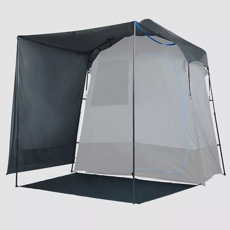 Versatile 2-Room Camping Tent with Pop-Up Shower and Toilet Facilities - Complete with Screen & Awning for Privacy (2)