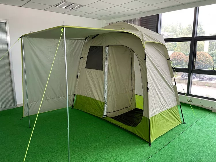 Versatile 2-Room Camping Tent with Pop-Up Shower and Toilet Facilities - Complete with Screen & Awning for Privacy (3)